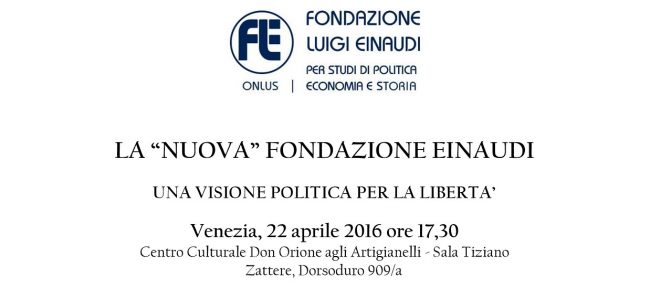 Una visione politica per la libertà