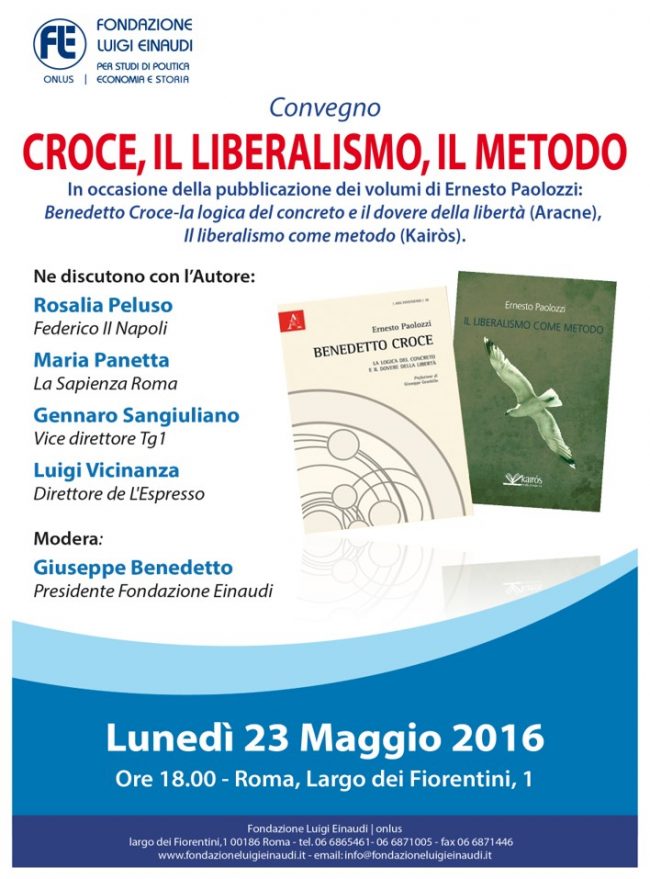 Croce, il liberalismo, il metodo