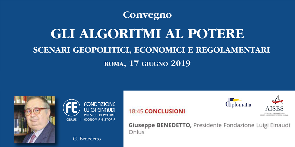 Gli algoritmi al potere, scenari geopolitici, economici e regolamentari