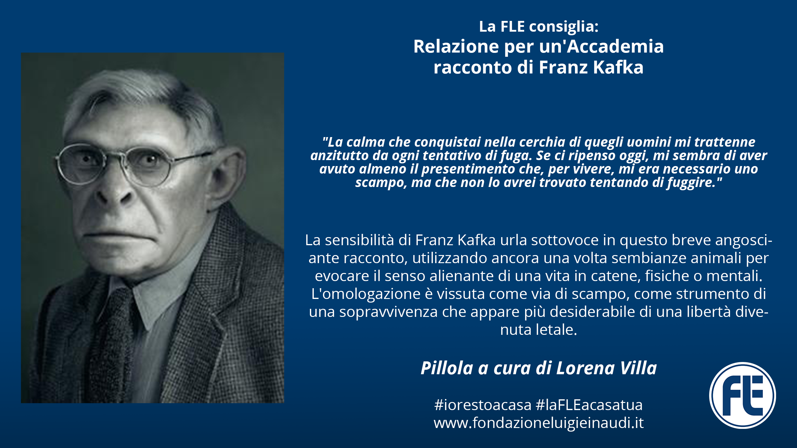 #laFLEacasatua – Pillola #13, Relazione per un’Accademia