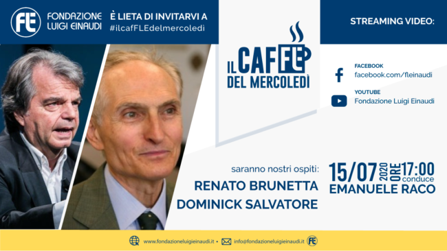 #ilcafFLEdelmercoledì – Renato Brunetta e Dominick Salvatore