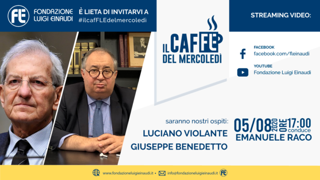 #ilcafFLEdelmercoledì – Luciano Violante e Giuseppe Benedetto
