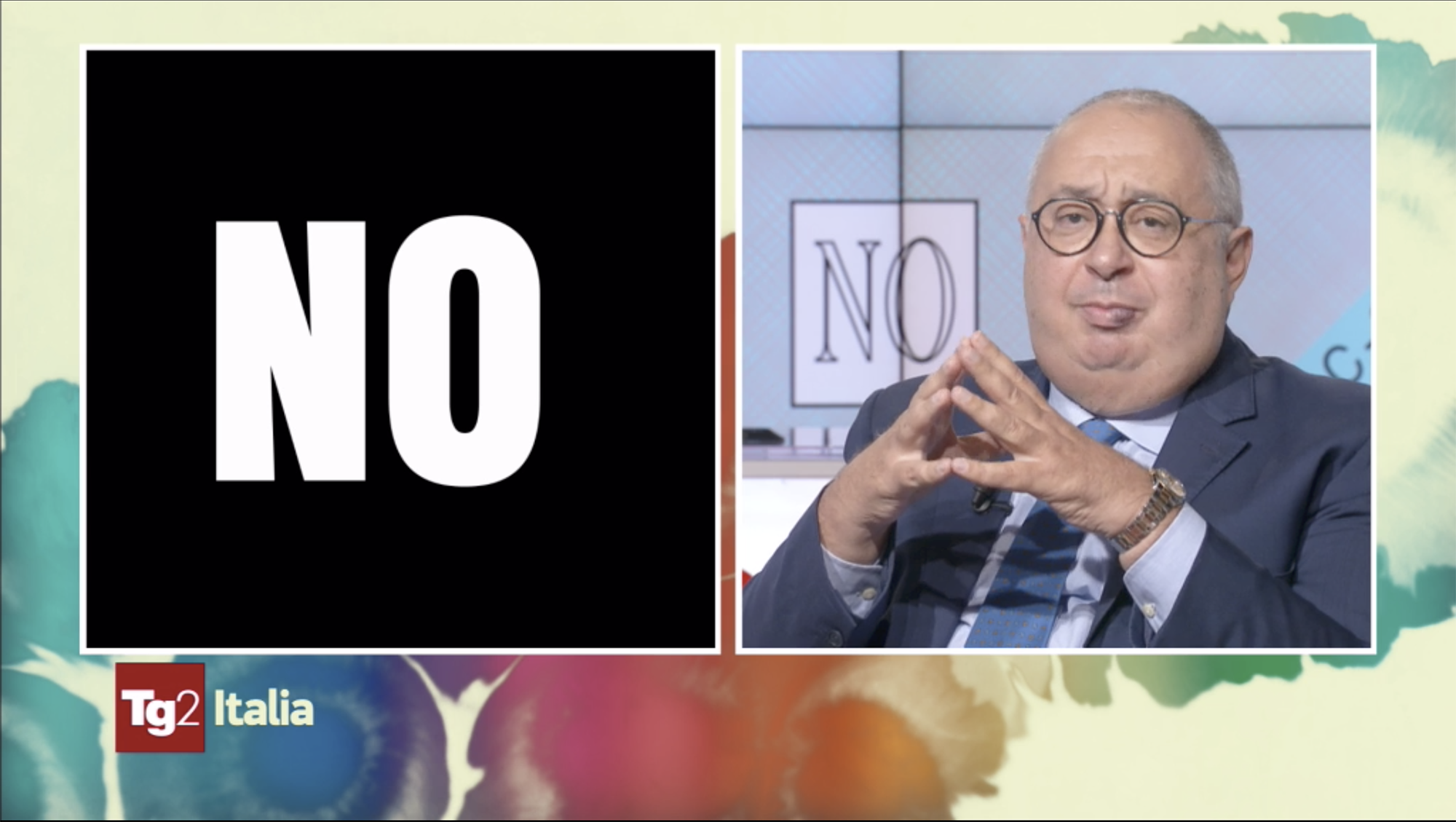 The President of the Einaudi Foundation guest on RAI 2, to explain the reasons for the NO at the next constitutional referendum