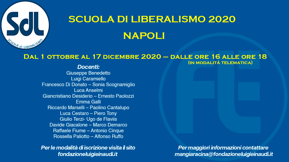 Scuola di Liberalismo 2020 – Napoli