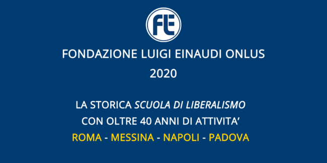 Scuola di Liberalismo 2020 – Roma: Lezione di Emma Galli sul tema “Dalla tradizione italiana di scienza delle finanze alla Public Choice”