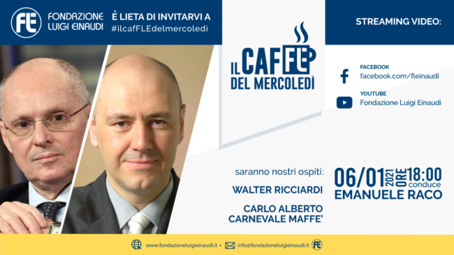 #ilcafFLEdelmercoledì – Walter Ricciardi and Carlo Alberto Carnevale Maffè