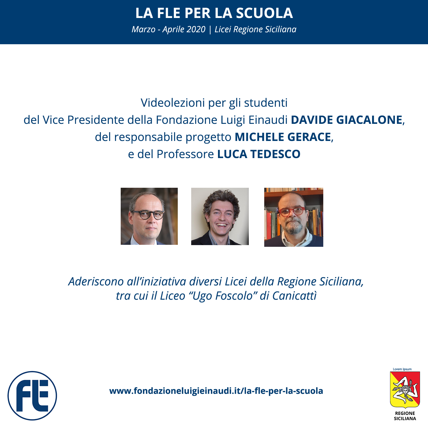 La FLE per la Scuola – Licei Regione Siciliana