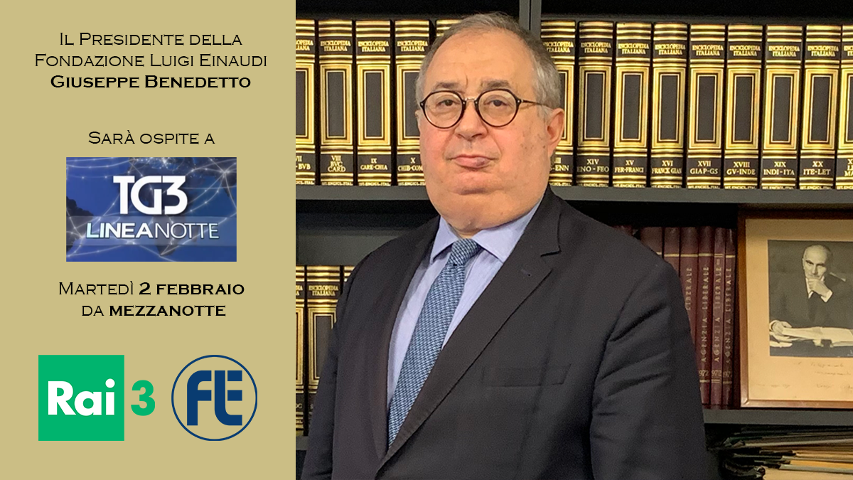 President Giuseppe Benedetto interview on Tg3 Linea Notte