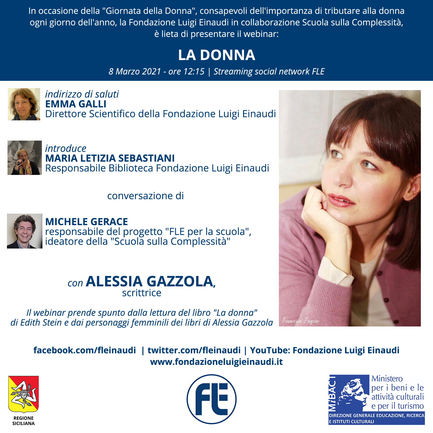 Women: rendez-vous on March 8th with Alessia Gazzola