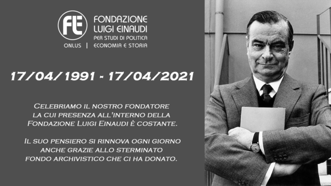 Celebration in memory of Giovanni Malagodi – April 17th 2021