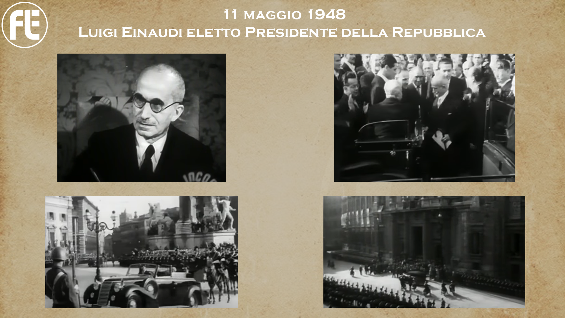 11 maggio 1948 – Luigi Einaudi eletto Presidente della Repubblica