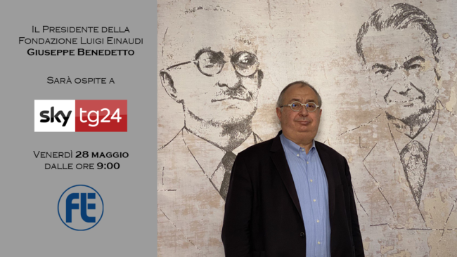 President Giuseppe Benedetto interview on “SkyTg24”.