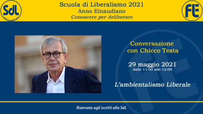 School of Liberalism. Conversation with Chicco Testa