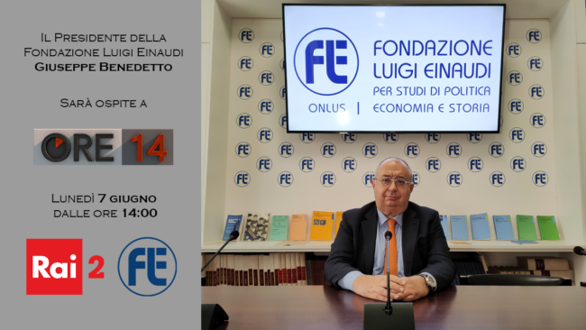 Il Presidente Giuseppe Benedetto ospite ad Ore14 su Rai2 il 7 giugno 2021