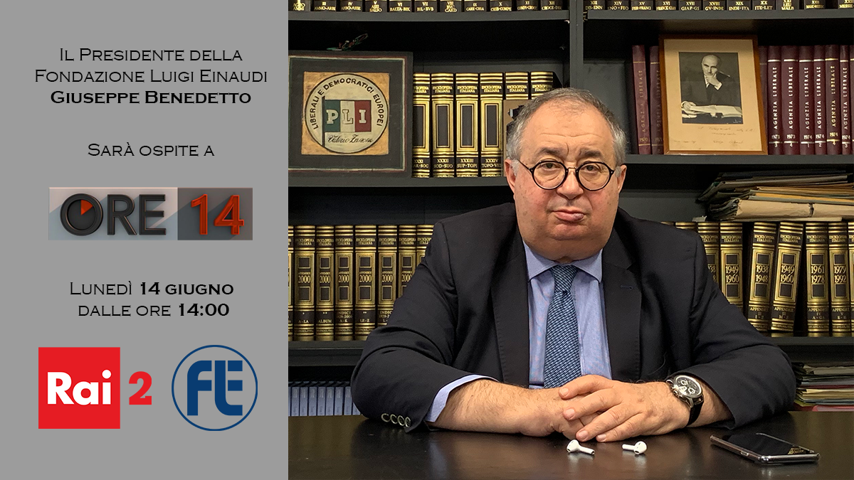 Il Presidente Giuseppe Benedetto ospite ad Ore14 su Rai2 il 14 giugno 2021