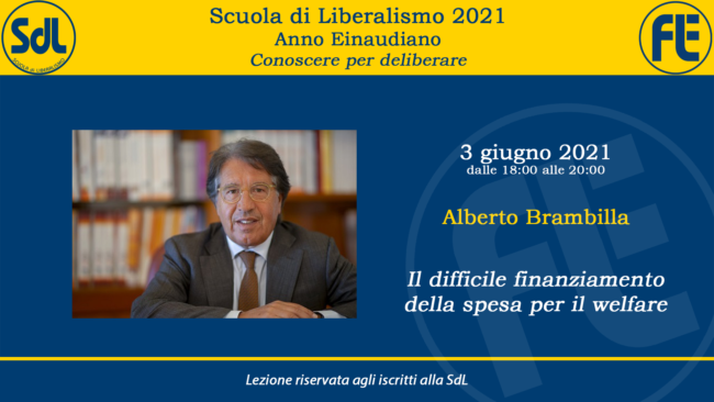 School of Liberalism. Lecture by Alberto Brambilla.