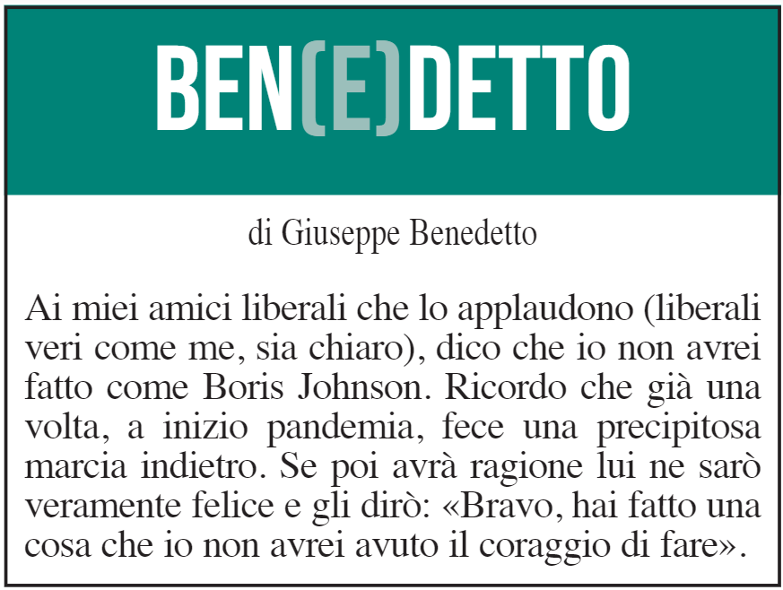 BEN(E)DETTO 22 luglio 2021