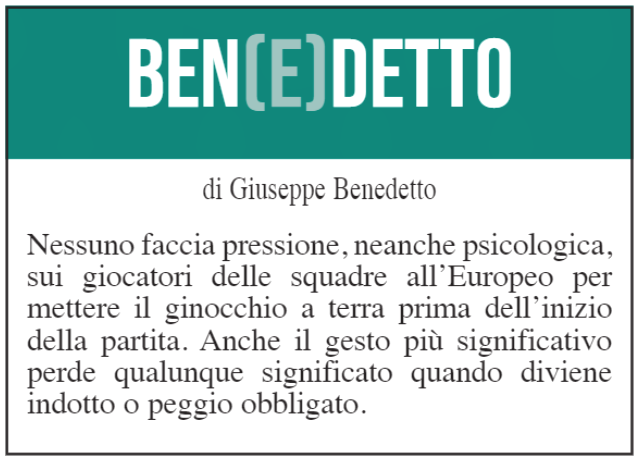 BEN(E)DETTO: 23 giugno 2021