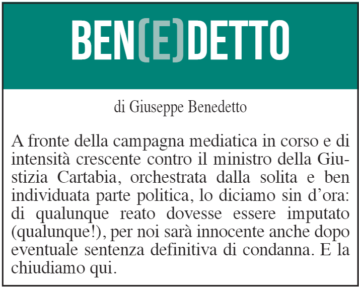 BEN(E)DETTO 24 luglio 2021