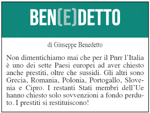 Ben(e)detto: 25 giugno 2021