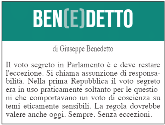 Ben(e)detto: 8 luglio 2021