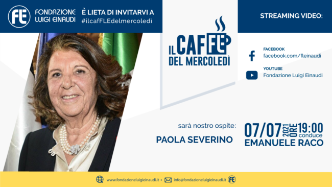#ilcafFLEdelmercoledì – Paola Severino