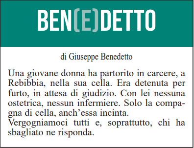 BEN(E)DETTO 14 settembre 2021