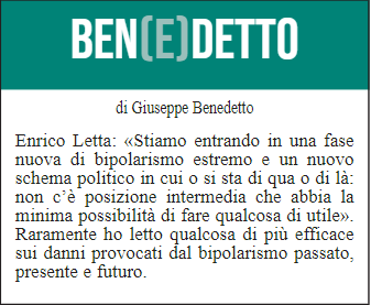 BEN(E)DETTO 16 settembre 2021