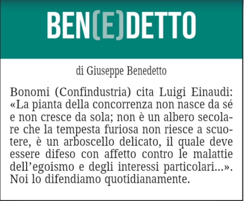 BEN(E)DETTO 25 settembre 2021