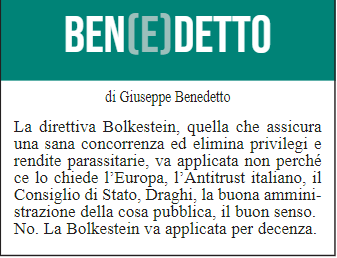 BEN(E)DETTO 17 settembre 2021