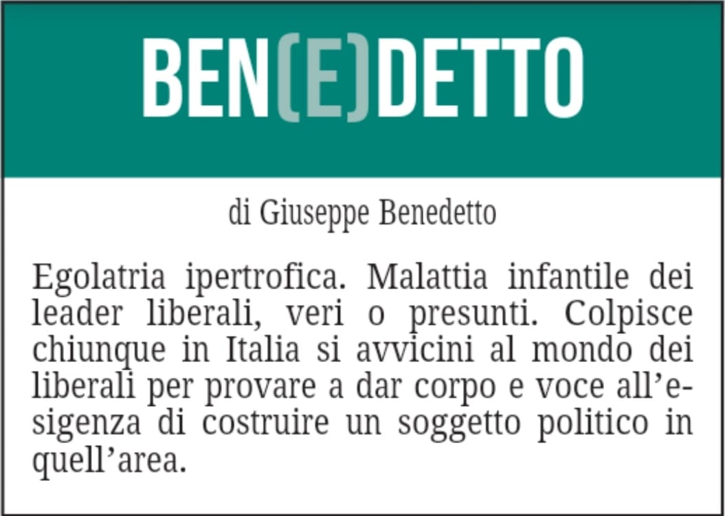 BEN(E)DETTO 12 ottobre 2021