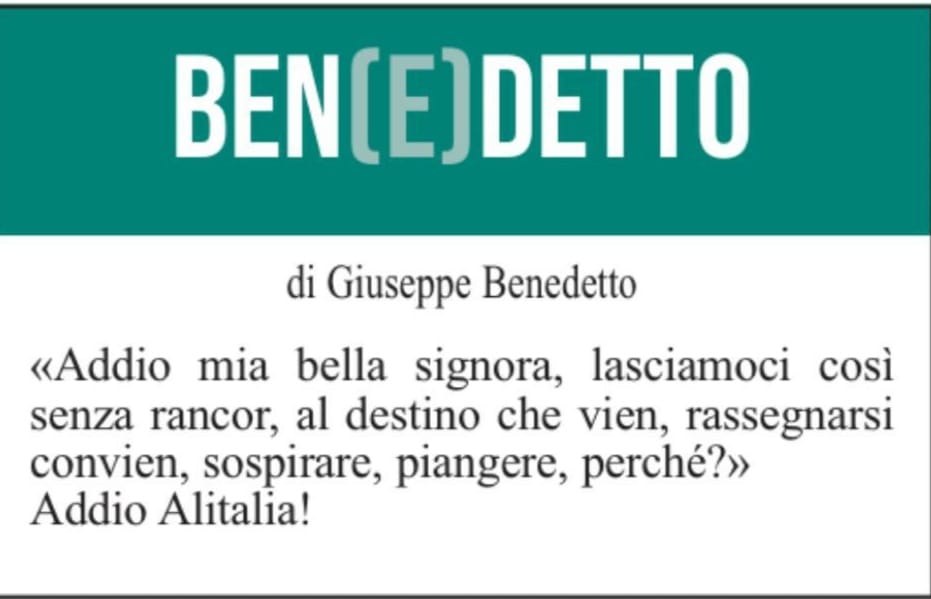 BEN(E)DETTO 15 ottobre 2021