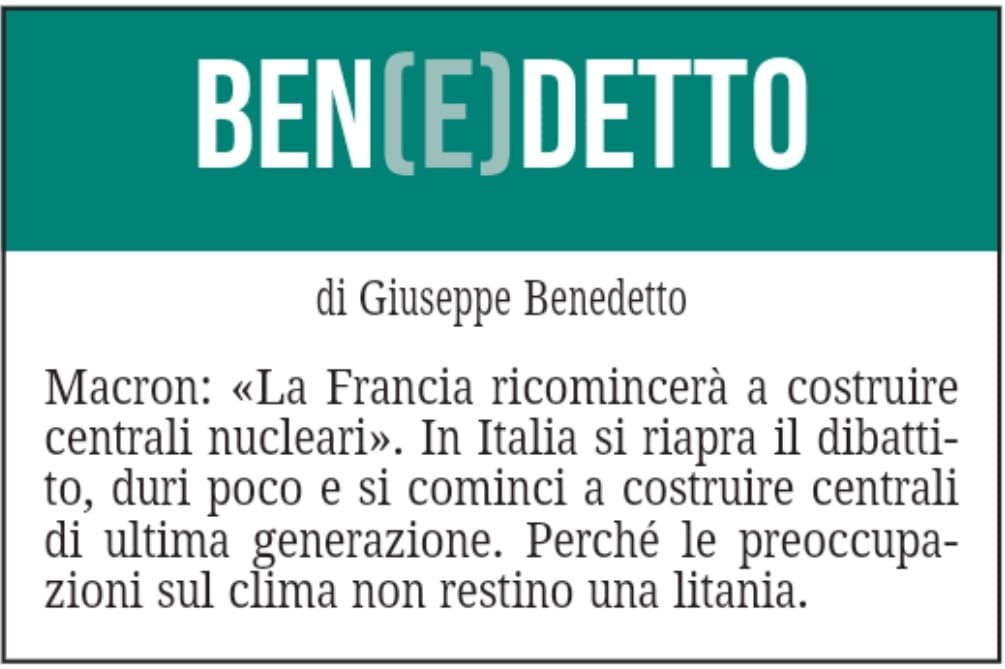 BEN(E)DETTO 12 novembre 2021