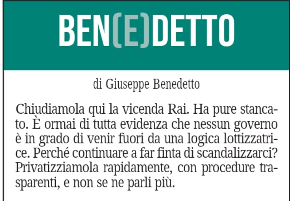 BEN(E)DETTO 20 novembre 2021