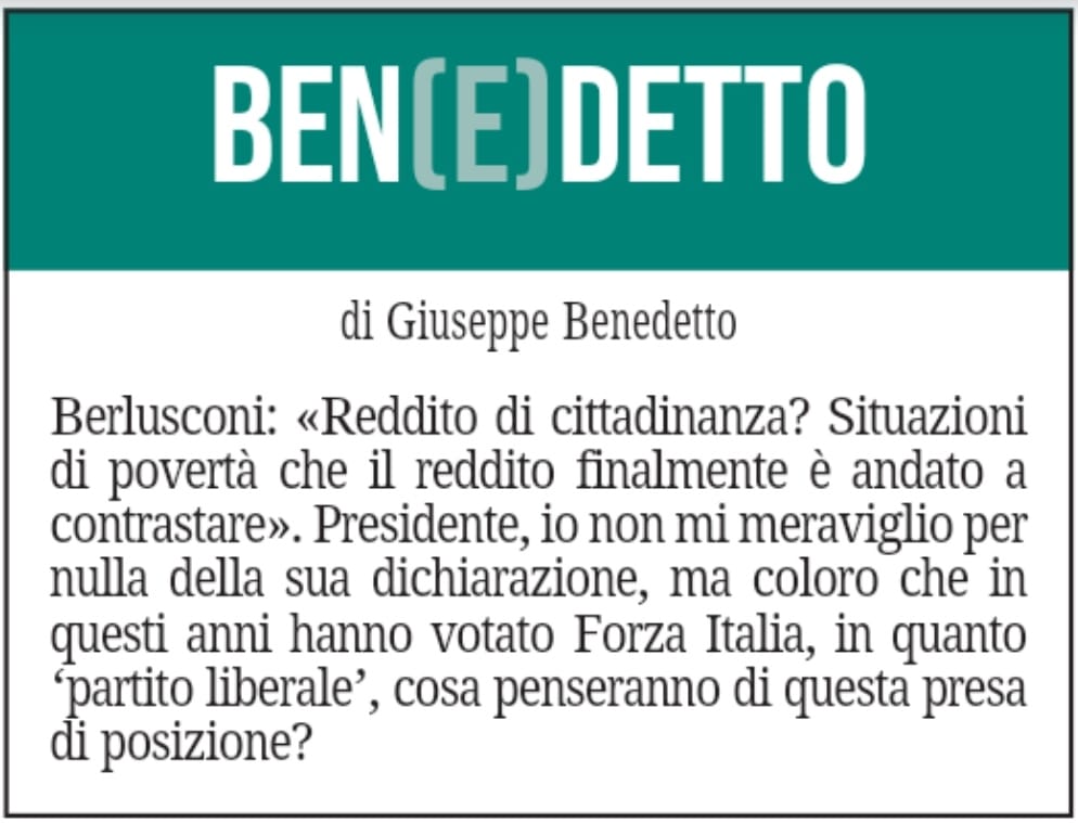 BEN(E)DETTO 23 novembre 2021