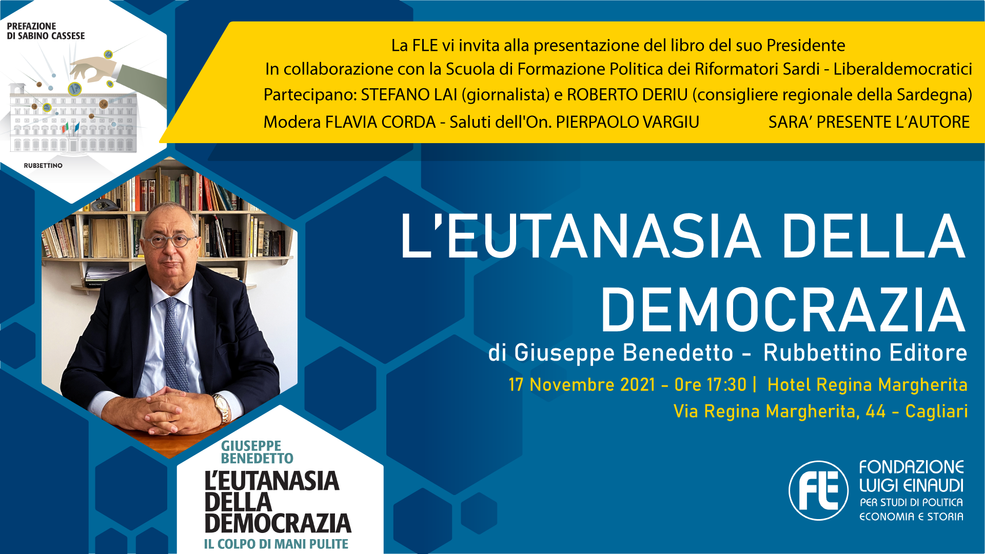 Presentazione libro “L’eutanasia della democrazia” – 17 novembre 2021, Cagliari