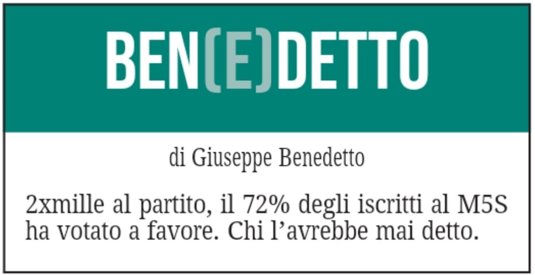 BEN(E)DETTO 3 dicembre 2021