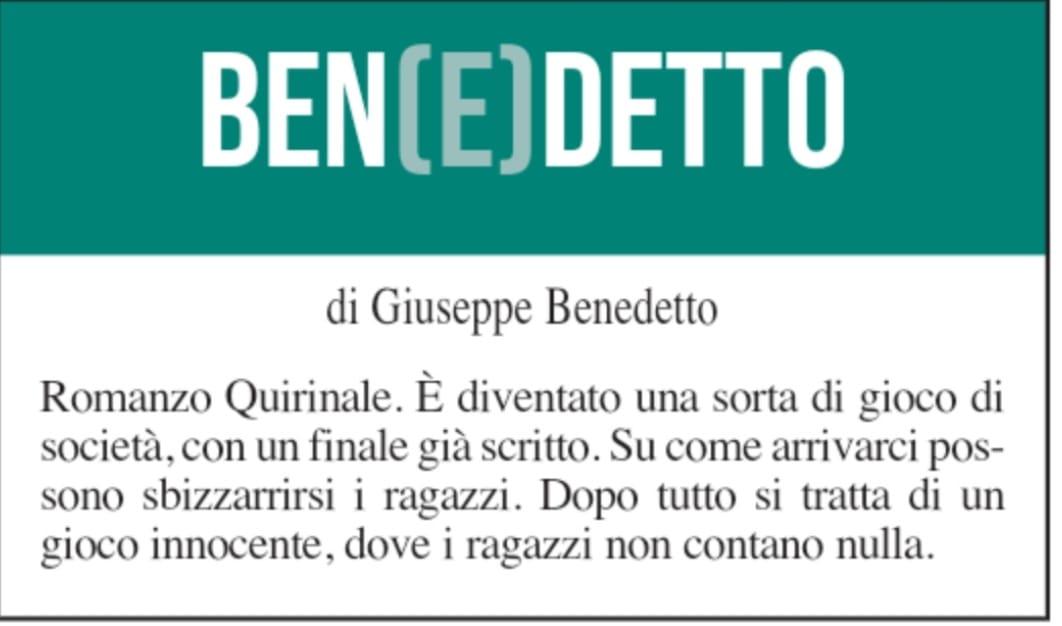 BEN(E)DETTO 8 dicembre 2021