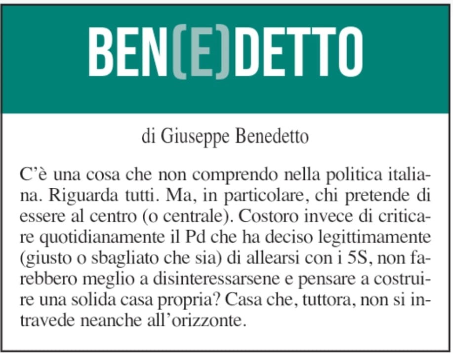 BEN(E)DETTO 11 dicembre 2021