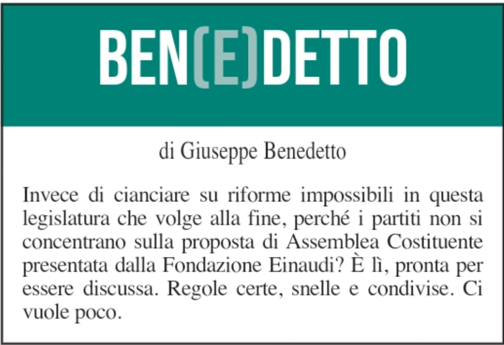 BEN(E)DETTO 17 dicembre 2021