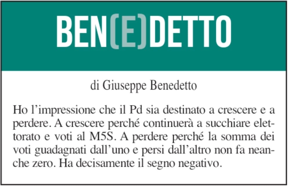 BEN(E)DETTO 22 dicembre 2021