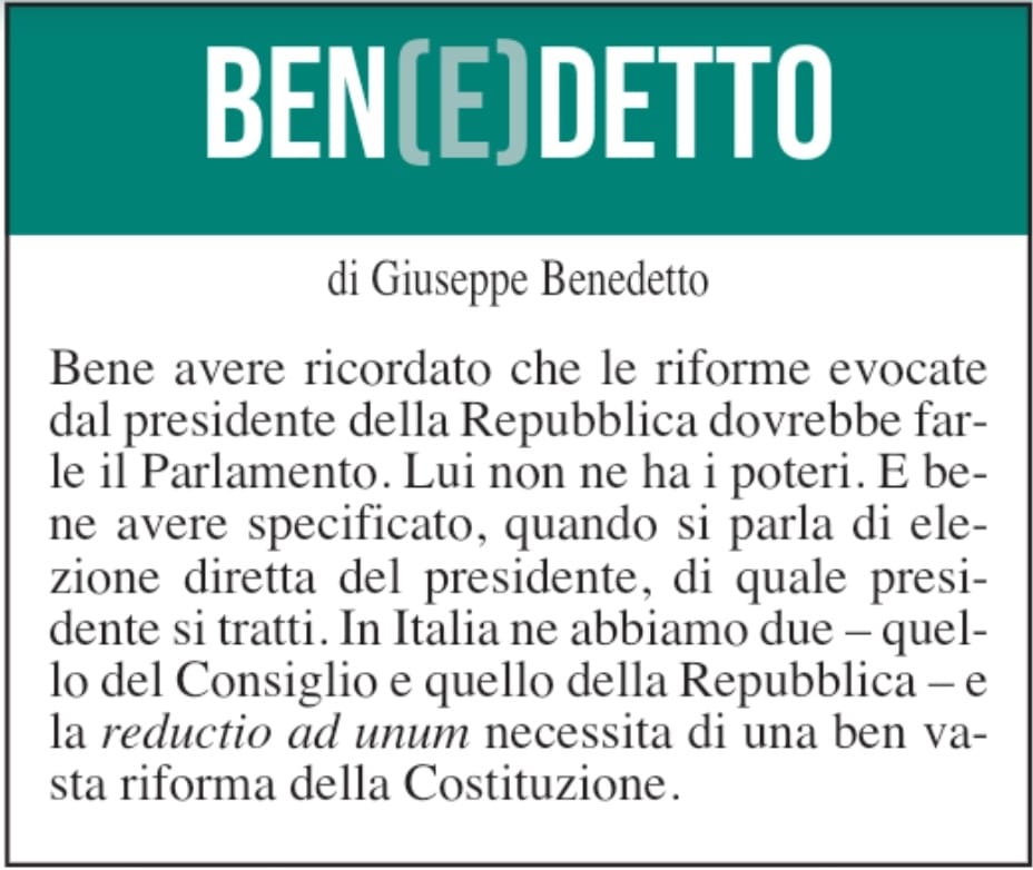 BEN(E)DETTO 5 febbraio 2022