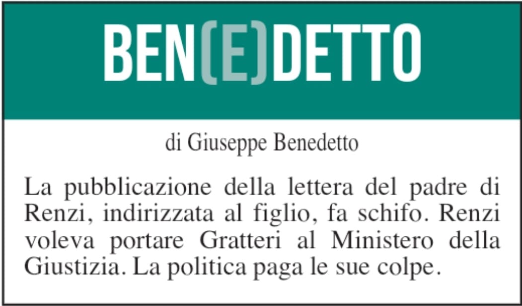 BEN(E)DETTO 16 febbraio 2022