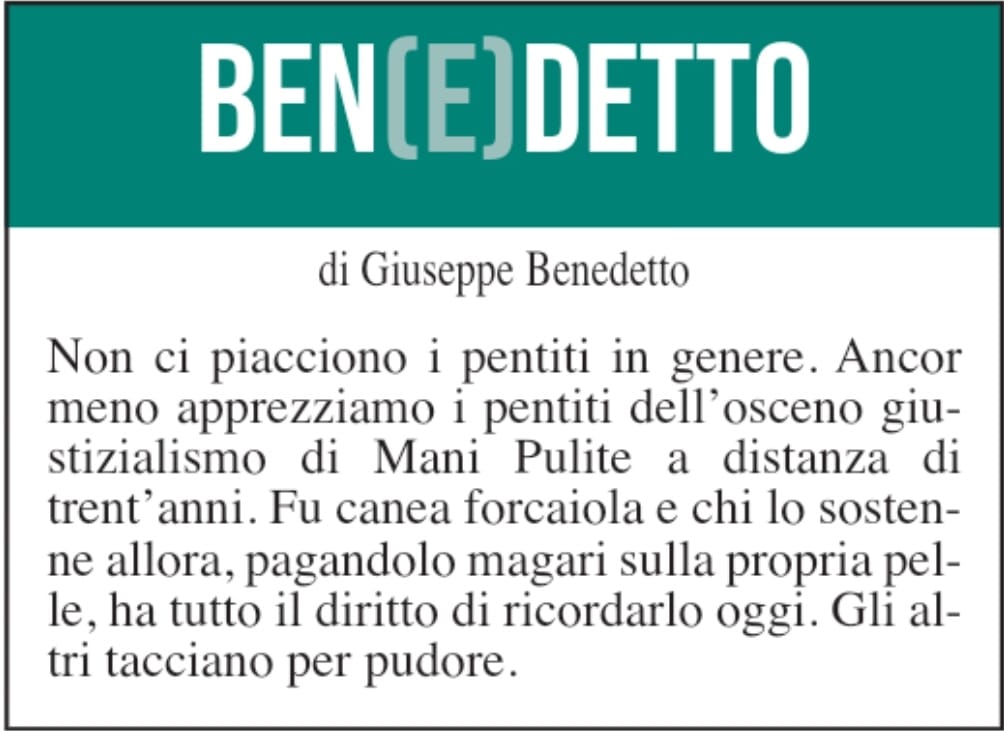 BEN(E)DETTO 18 febbraio 2022