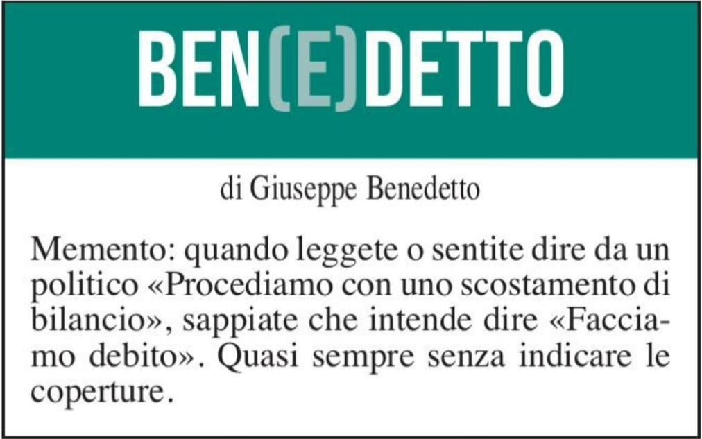 BEN(E)DETTO 27 aprile 2022