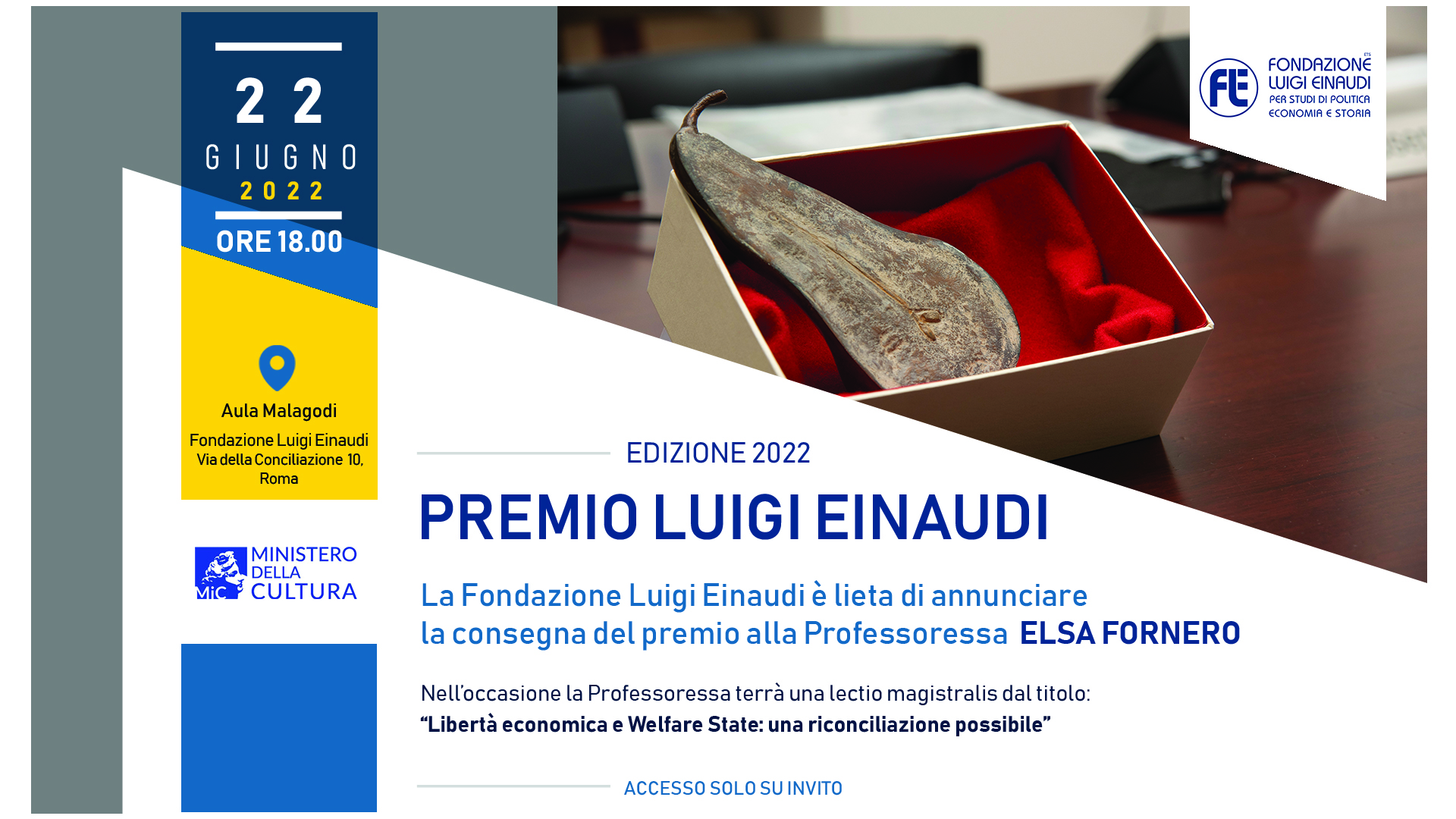 Premio Luigi Einaudi – Edizione 2022