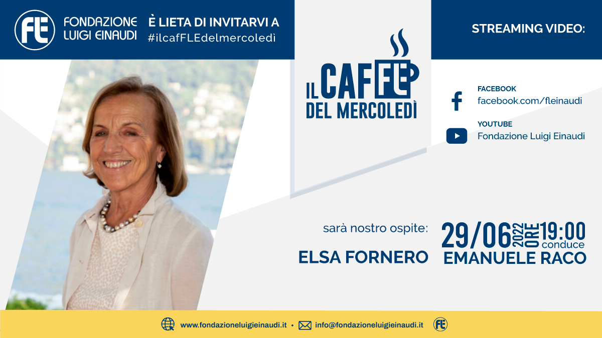 #ilcafFLEdelmercoledi – Elsa Fornero