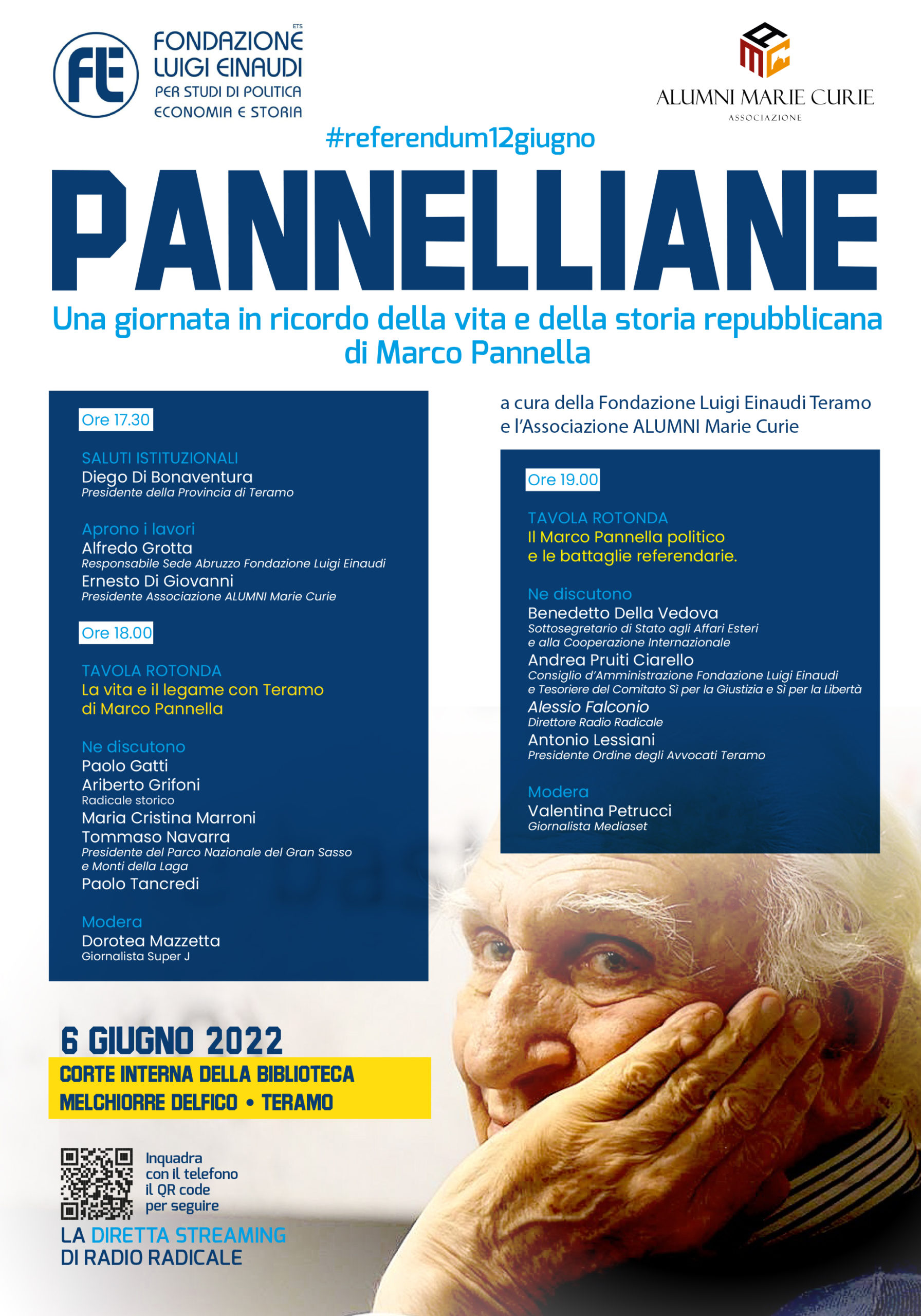 Le Pannelliane – Una giornata in ricordo della vita e della storia repubblicana di Marco Pannella