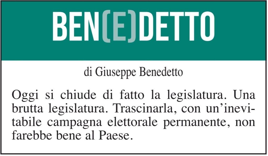 BEN(E)DETTO 15 luglio 2022