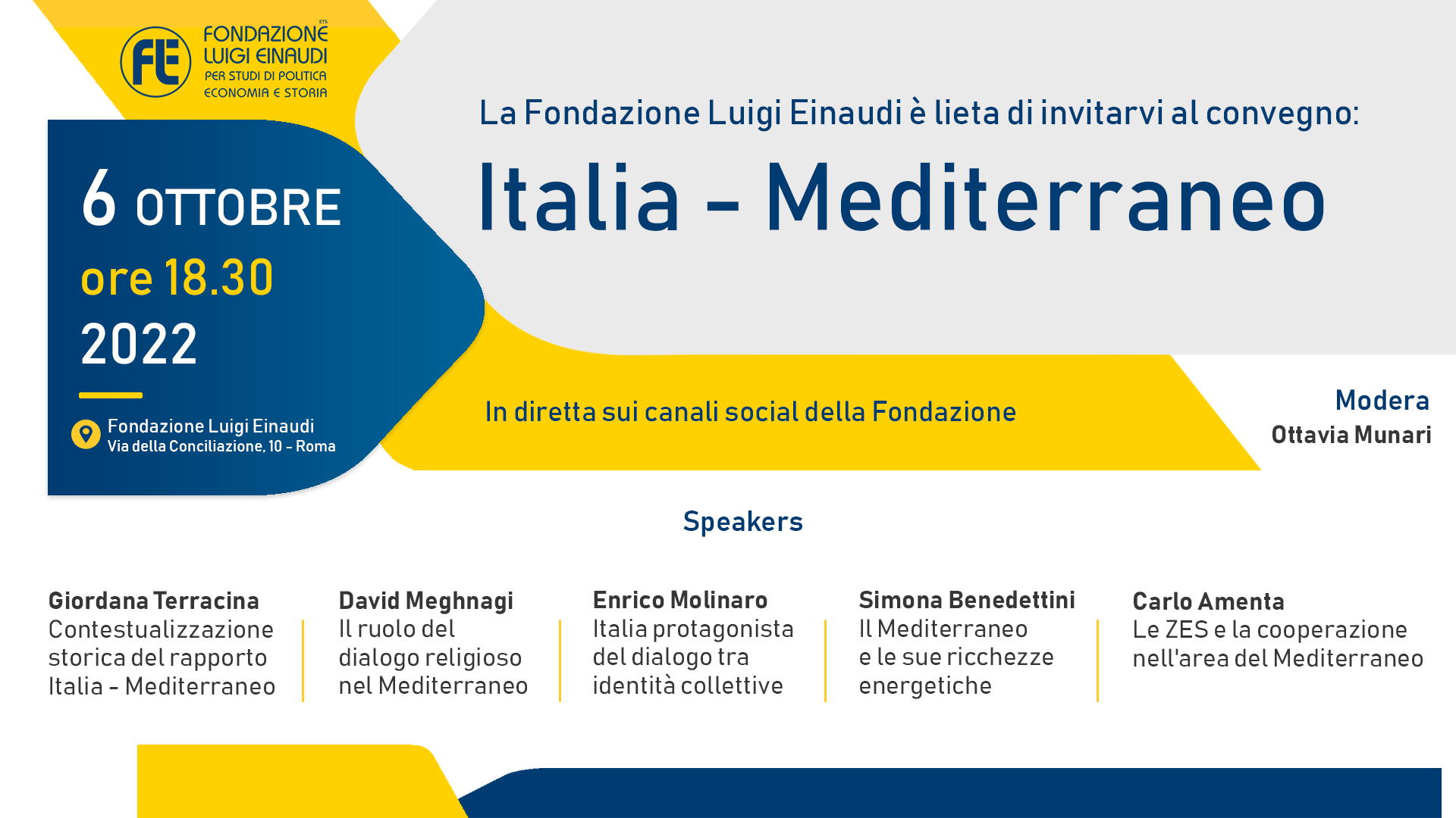 Convegno Italia – Mediterraneo